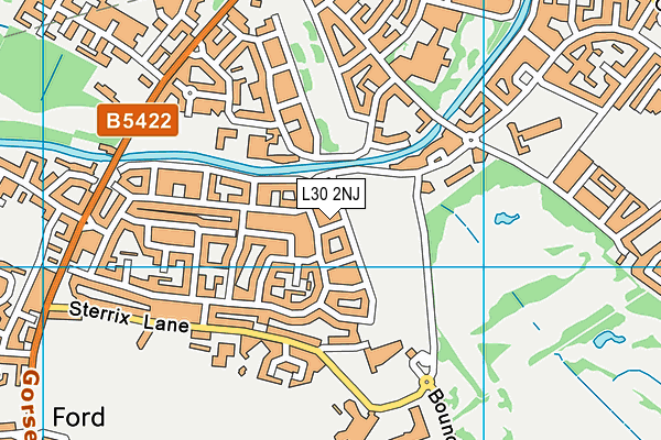 L30 2NJ map - OS VectorMap District (Ordnance Survey) L30 2NJ map - OS VectorMap District (Ordnance Survey)