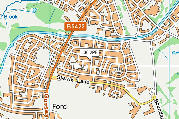 L30 2PE map - OS VectorMap District (Ordnance Survey) L30 2PE map - OS VectorMap District (Ordnance Survey)