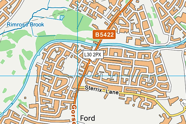 L30 2PX map - OS VectorMap District (Ordnance Survey) L30 2PX map - OS VectorMap District (Ordnance Survey)
