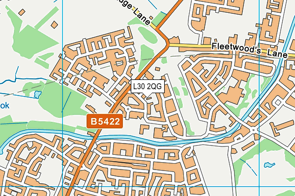 L30 2QG map - OS VectorMap District (Ordnance Survey) L30 2QG map - OS VectorMap District (Ordnance Survey)