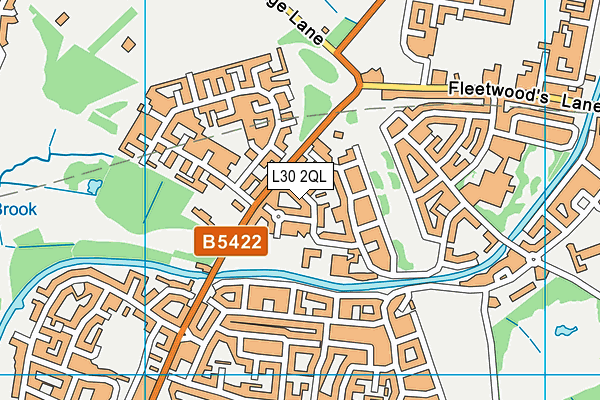L30 2QL map - OS VectorMap District (Ordnance Survey) L30 2QL map - OS VectorMap District (Ordnance Survey)