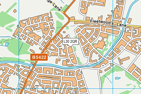 L30 2QR map - OS VectorMap District (Ordnance Survey) L30 2QR map - OS VectorMap District (Ordnance Survey)