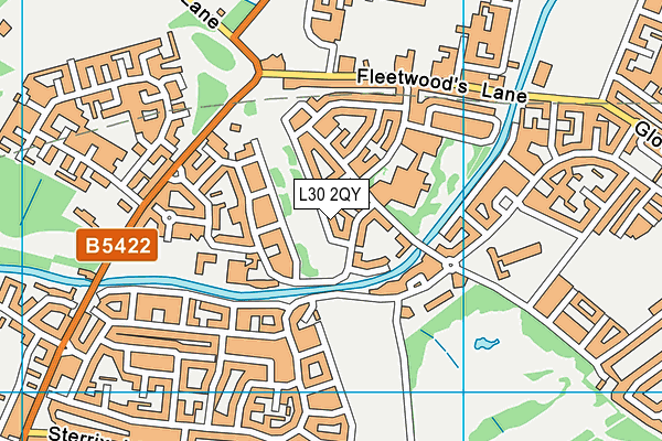 L30 2QY map - OS VectorMap District (Ordnance Survey) L30 2QY map - OS VectorMap District (Ordnance Survey)