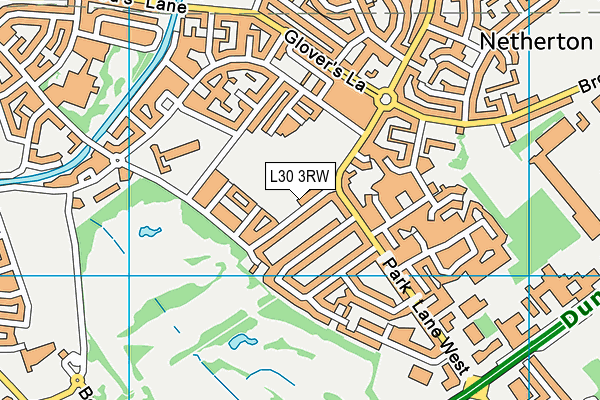 L30 3RW map - OS VectorMap District (Ordnance Survey) L30 3RW map - OS VectorMap District (Ordnance Survey)