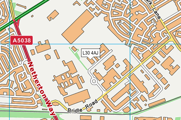 L30 4AJ map - OS VectorMap District (Ordnance Survey) L30 4AJ map - OS VectorMap District (Ordnance Survey)