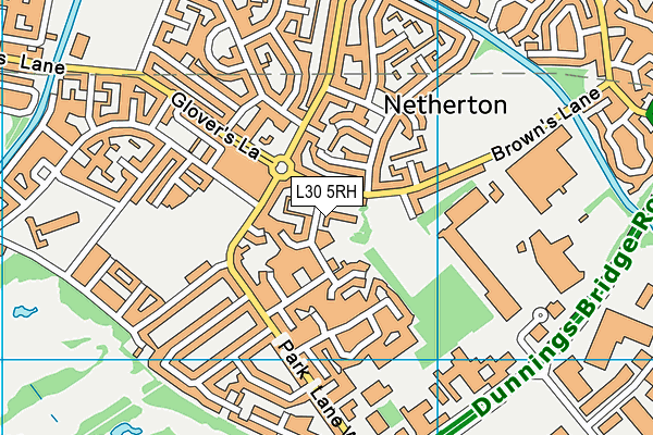 L30 5RH map - OS VectorMap District (Ordnance Survey) L30 5RH map - OS VectorMap District (Ordnance Survey)