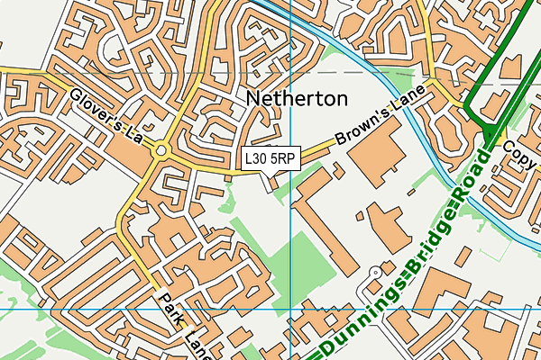 L30 5RP map - OS VectorMap District (Ordnance Survey) L30 5RP map - OS VectorMap District (Ordnance Survey)