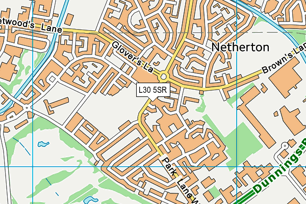 L30 5SR map - OS VectorMap District (Ordnance Survey) L30 5SR map - OS VectorMap District (Ordnance Survey)