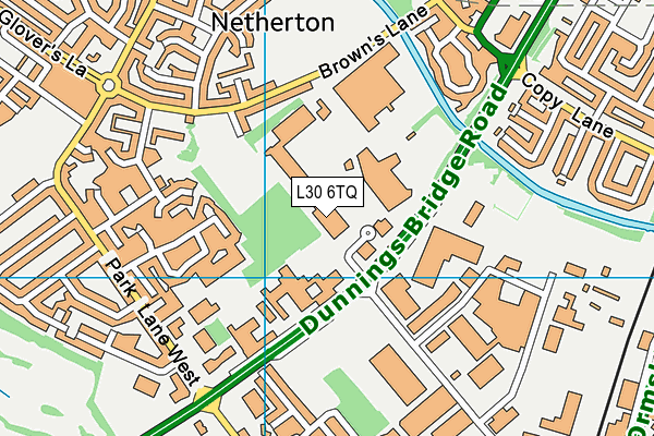 L30 6TQ map - OS VectorMap District (Ordnance Survey) L30 6TQ map - OS VectorMap District (Ordnance Survey)