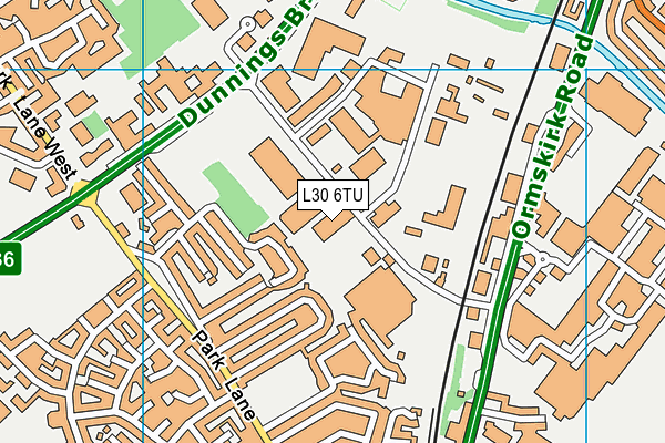 L30 6TU map - OS VectorMap District (Ordnance Survey) L30 6TU map - OS VectorMap District (Ordnance Survey)