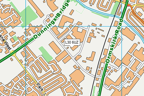 L30 6UZ map - OS VectorMap District (Ordnance Survey) L30 6UZ map - OS VectorMap District (Ordnance Survey)