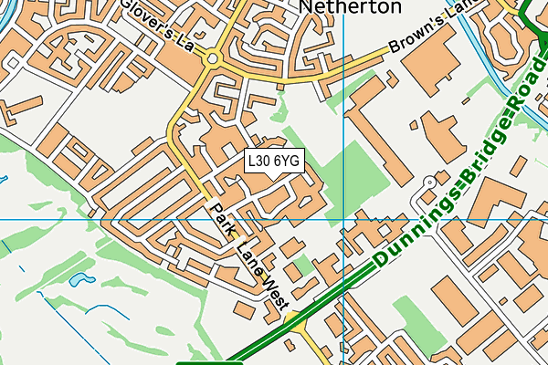 L30 6YG map - OS VectorMap District (Ordnance Survey) L30 6YG map - OS VectorMap District (Ordnance Survey)