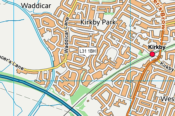 L31 1BH map - OS VectorMap District (Ordnance Survey) L31 1BH map - OS VectorMap District (Ordnance Survey)