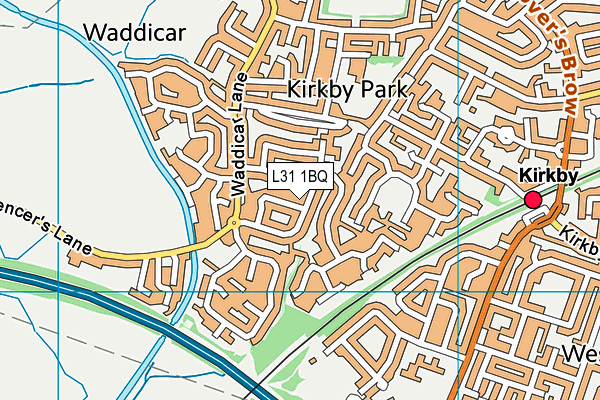 L31 1BQ map - OS VectorMap District (Ordnance Survey) L31 1BQ map - OS VectorMap District (Ordnance Survey)