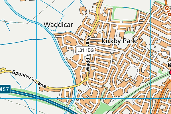L31 1DG map - OS VectorMap District (Ordnance Survey) L31 1DG map - OS VectorMap District (Ordnance Survey)