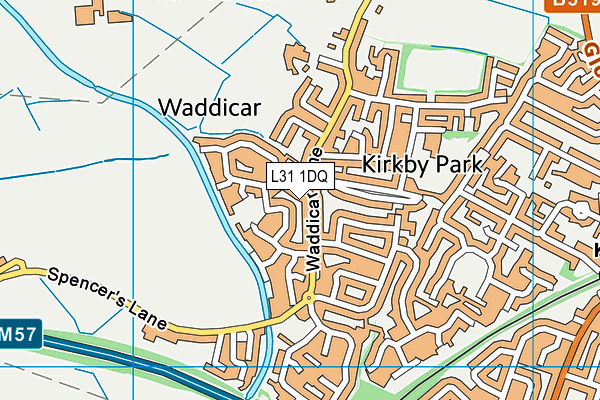 L31 1DQ map - OS VectorMap District (Ordnance Survey) L31 1DQ map - OS VectorMap District (Ordnance Survey)
