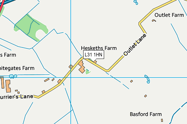 L31 1HN map - OS VectorMap District (Ordnance Survey)