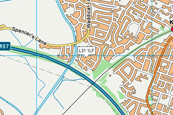 L31 1LF map - OS VectorMap District (Ordnance Survey) L31 1LF map - OS VectorMap District (Ordnance Survey)