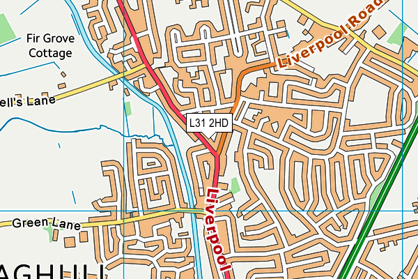 L31 2HD map - OS VectorMap District (Ordnance Survey) L31 2HD map - OS VectorMap District (Ordnance Survey)