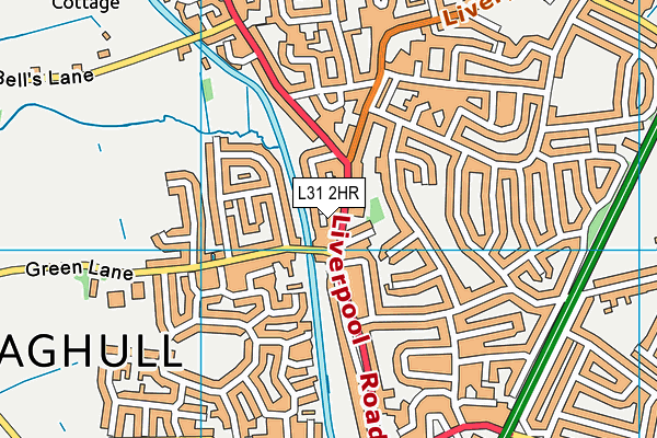 L31 2HR map - OS VectorMap District (Ordnance Survey) L31 2HR map - OS VectorMap District (Ordnance Survey)