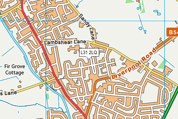 L31 2LQ map - OS VectorMap District (Ordnance Survey) L31 2LQ map - OS VectorMap District (Ordnance Survey)