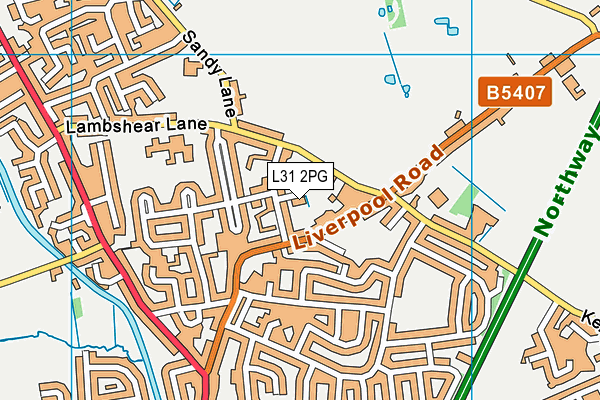 L31 2PG map - OS VectorMap District (Ordnance Survey) L31 2PG map - OS VectorMap District (Ordnance Survey)