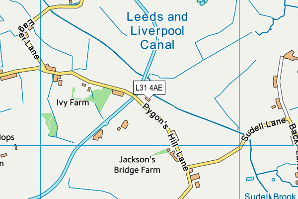 L31 4AE map - OS VectorMap District (Ordnance Survey) L31 4AE map - OS VectorMap District (Ordnance Survey)