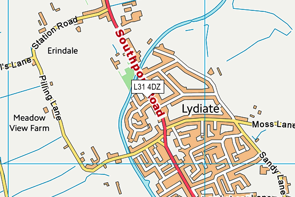 L31 4DZ map - OS VectorMap District (Ordnance Survey) L31 4DZ map - OS VectorMap District (Ordnance Survey)