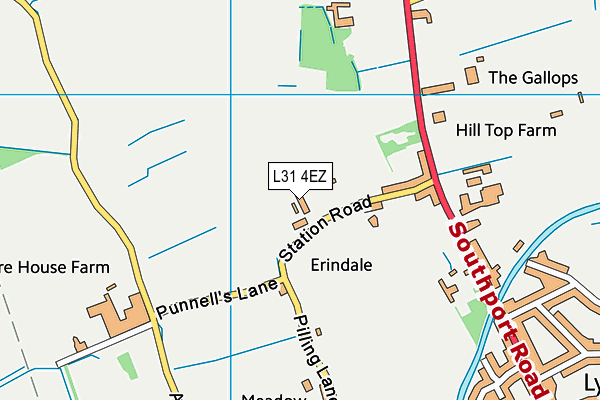 L31 4EZ map - OS VectorMap District (Ordnance Survey) L31 4EZ map - OS VectorMap District (Ordnance Survey)