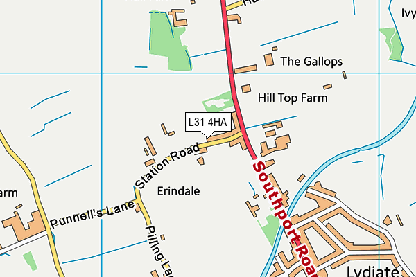 L31 4HA map - OS VectorMap District (Ordnance Survey) L31 4HA map - OS VectorMap District (Ordnance Survey)