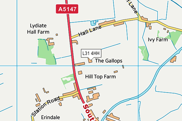 L31 4HH map - OS VectorMap District (Ordnance Survey)