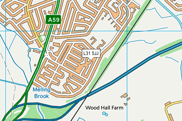L31 5JJ map - OS VectorMap District (Ordnance Survey) L31 5JJ map - OS VectorMap District (Ordnance Survey)