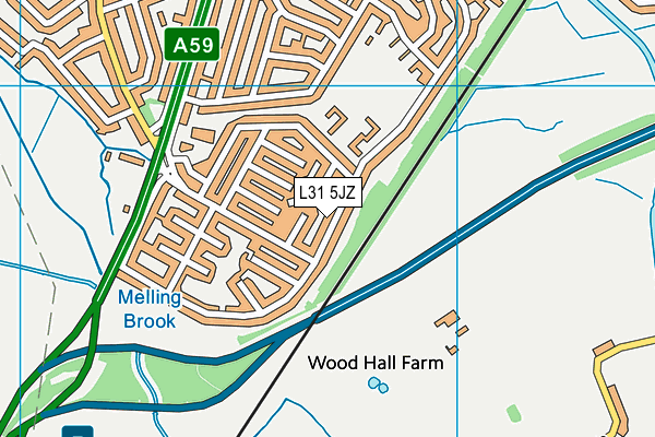 L31 5JZ map - OS VectorMap District (Ordnance Survey) L31 5JZ map - OS VectorMap District (Ordnance Survey)