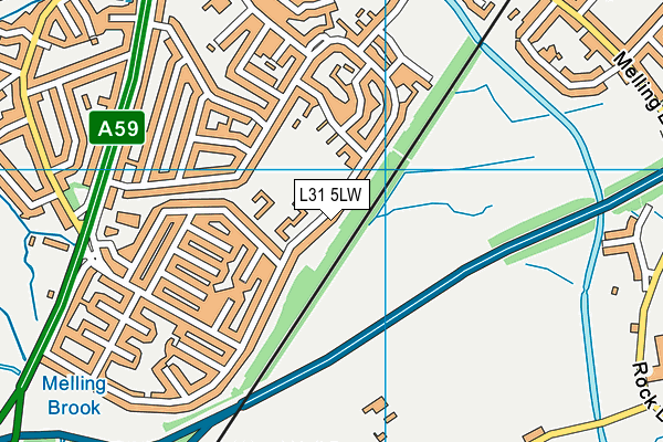 L31 5LW map - OS VectorMap District (Ordnance Survey) L31 5LW map - OS VectorMap District (Ordnance Survey)