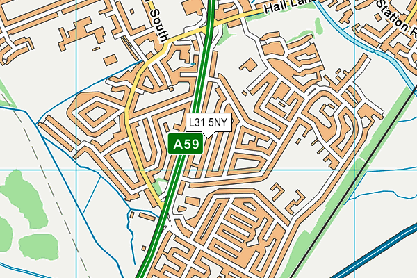 L31 5NY map - OS VectorMap District (Ordnance Survey) L31 5NY map - OS VectorMap District (Ordnance Survey)