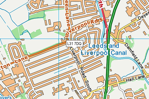 L31 7DQ map - OS VectorMap District (Ordnance Survey)