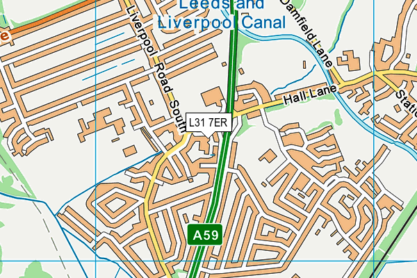 L31 7ER map - OS VectorMap District (Ordnance Survey) L31 7ER map - OS VectorMap District (Ordnance Survey)