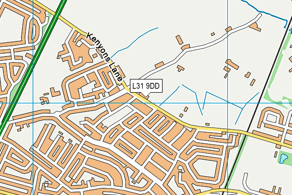 L31 9DD map - OS VectorMap District (Ordnance Survey) L31 9DD map - OS VectorMap District (Ordnance Survey)