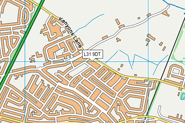 L31 9DT map - OS VectorMap District (Ordnance Survey) L31 9DT map - OS VectorMap District (Ordnance Survey)