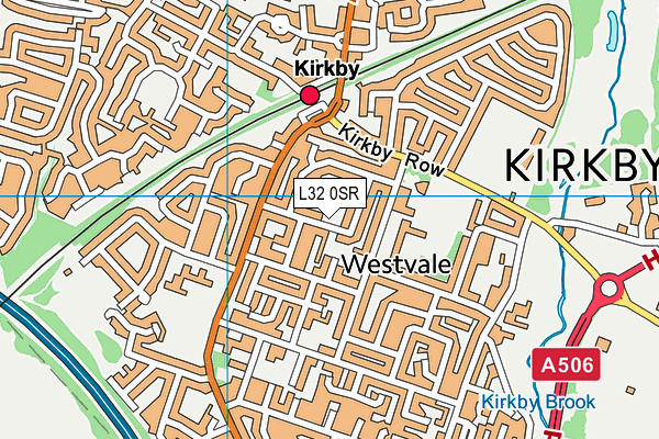 L32 0SR map - OS VectorMap District (Ordnance Survey) L32 0SR map - OS VectorMap District (Ordnance Survey)