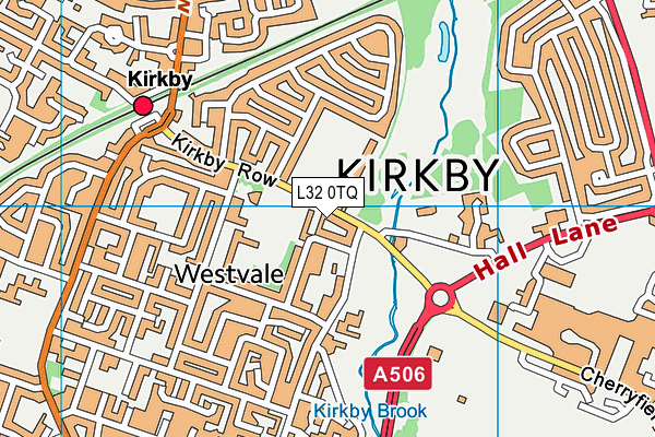 L32 0TQ map - OS VectorMap District (Ordnance Survey) L32 0TQ map - OS VectorMap District (Ordnance Survey)