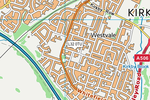 L32 0TU map - OS VectorMap District (Ordnance Survey) L32 0TU map - OS VectorMap District (Ordnance Survey)