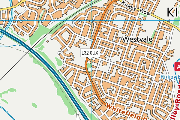 L32 0UX map - OS VectorMap District (Ordnance Survey) L32 0UX map - OS VectorMap District (Ordnance Survey)
