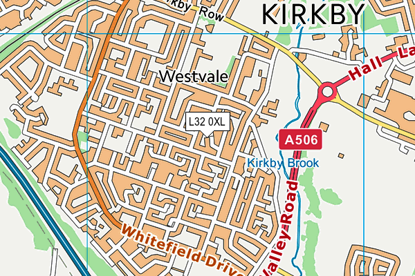 L32 0XL map - OS VectorMap District (Ordnance Survey) L32 0XL map - OS VectorMap District (Ordnance Survey)
