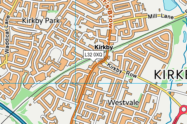 L32 0XQ map - OS VectorMap District (Ordnance Survey) L32 0XQ map - OS VectorMap District (Ordnance Survey)