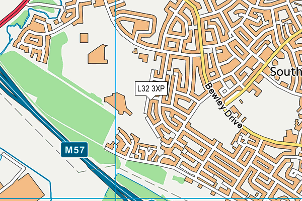 L32 3XP map - OS VectorMap District (Ordnance Survey) L32 3XP map - OS VectorMap District (Ordnance Survey)