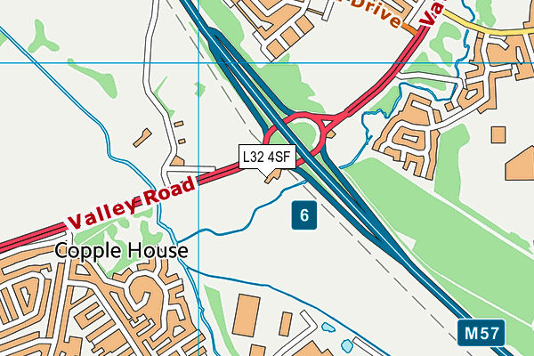 L32 4SF map - OS VectorMap District (Ordnance Survey) L32 4SF map - OS VectorMap District (Ordnance Survey)