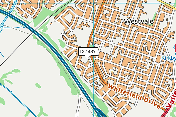 L32 4SY map - OS VectorMap District (Ordnance Survey) L32 4SY map - OS VectorMap District (Ordnance Survey)