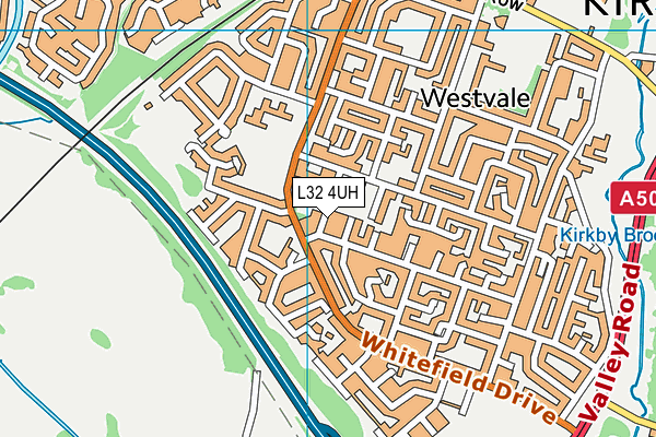 L32 4UH map - OS VectorMap District (Ordnance Survey) L32 4UH map - OS VectorMap District (Ordnance Survey)
