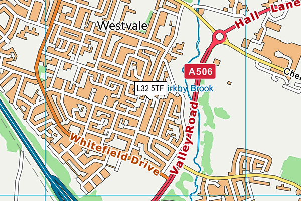 L32 5TF map - OS VectorMap District (Ordnance Survey) L32 5TF map - OS VectorMap District (Ordnance Survey)